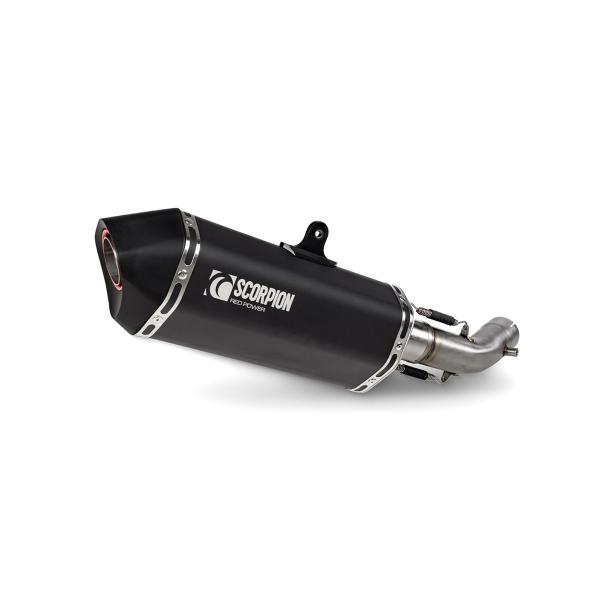 Scorpion Exhaust Voge DS 800 X Rally E5+ 2025 - 2025 Serket Parallel Slip-on Black Ceramic